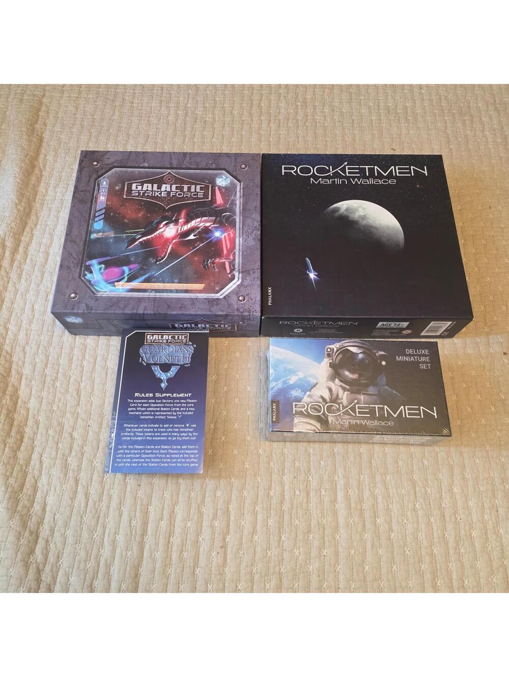 Rocketmen (Martin Wallace) w/Deluxe mini expansion + Free Galactic Strike Force